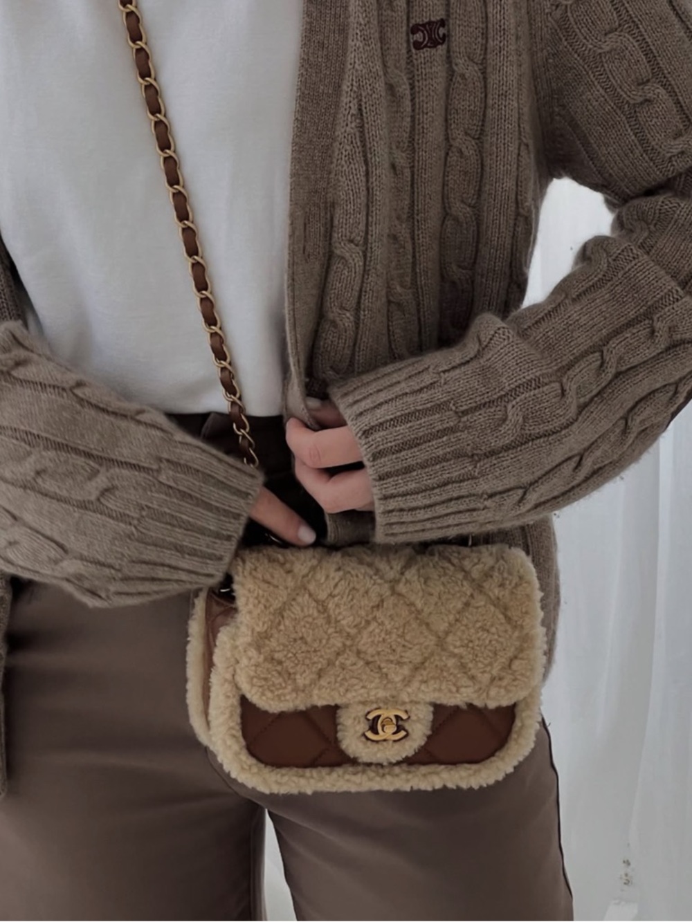 Chanel 25K Shearling Mini Flap | NWT